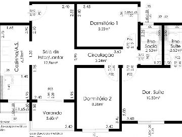 68,29M� - Planta de Ponta