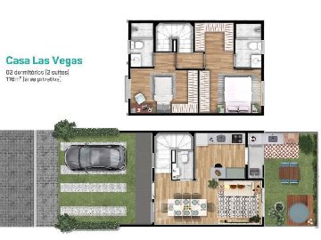 CASA LAS VEGAS 02 DORMIT�RIOS